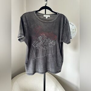 Billabong x Sincerely Jules Short Sleeve Vintage look Paradise Graphic Tee S